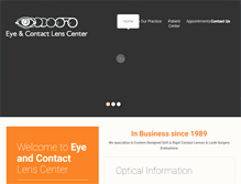 Tablet Screenshot of eyesandcontacts.com